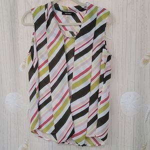 Nine west sleeveless blouse
